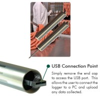 Data-logger ThermaData Pro in acciaio inox ARW-294